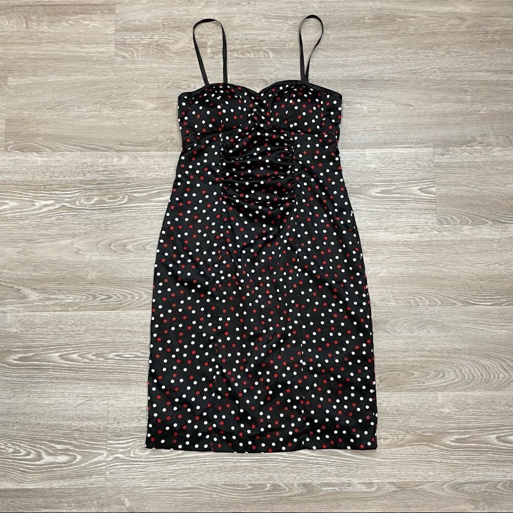 Vintage Jessica Polka Dot Strap Y2K dress